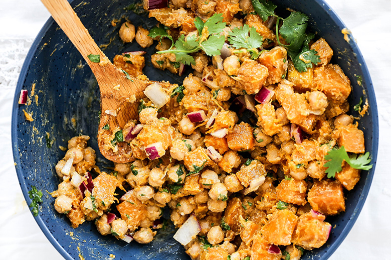 Warm Butternut Squash and Chickpea Salad | www.floatingkitchen.net