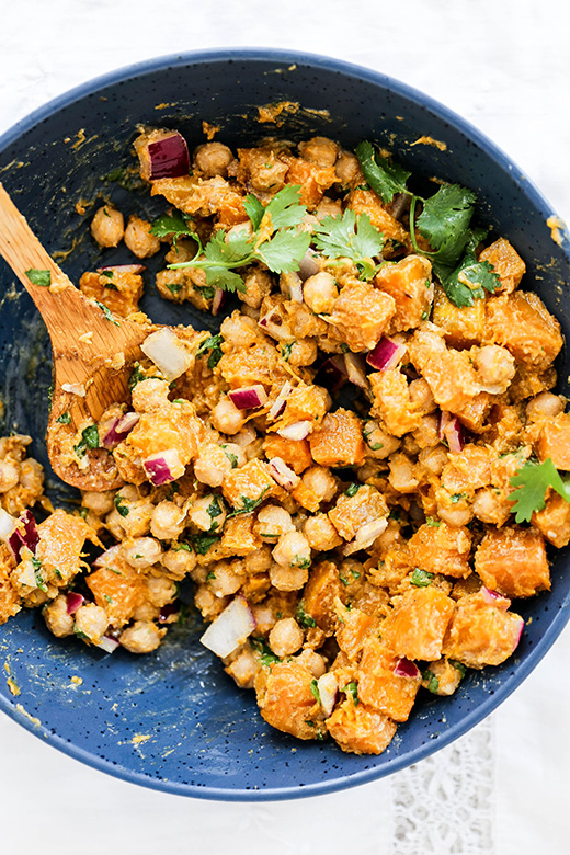 Warm Butternut Squash and Chickpea Salad | www.floatingkitchen.net