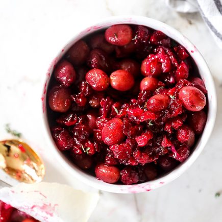 Roasted Cranberry Grape Compote | www.floatingkitchen.net