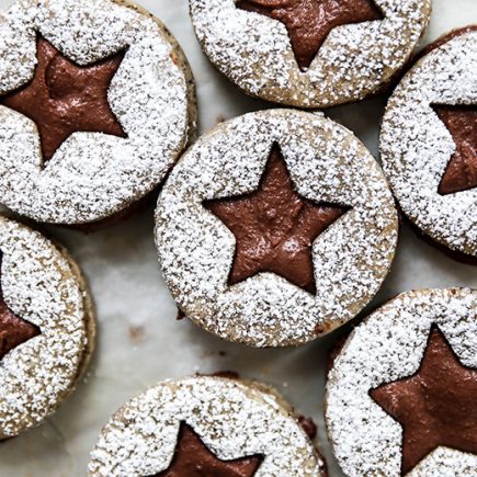 Cappuccino Chocolate Sandwich Cookies | www.floatingkitchen.net