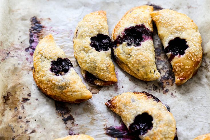 Mini Blueberry Hand Pies with All-Butter Pie Crust