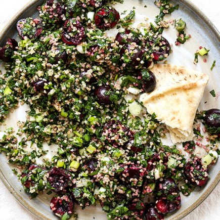 Cherry Tabbouleh Salad | www.floatingkitchen.net