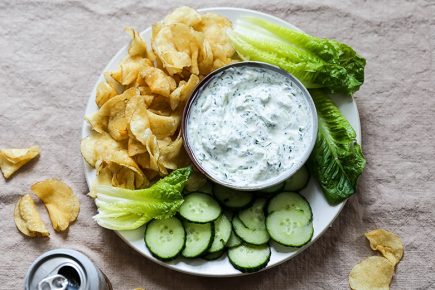 Garden Fresh Herb Yogurt Dip | www.floatingkitchen.net