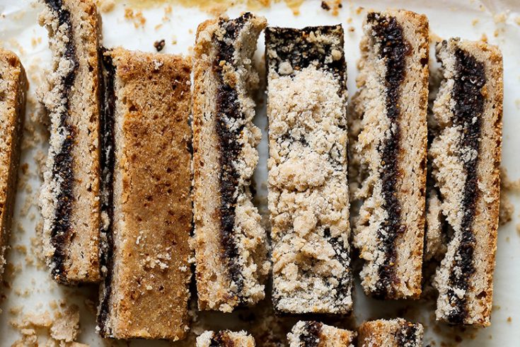 Whole Wheat Fig Shortbread Bars