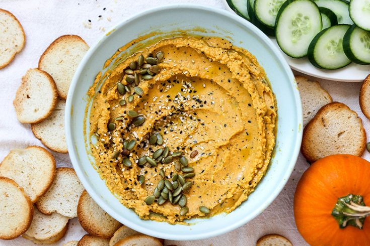 Everything Bagel Pumpkin Hummus