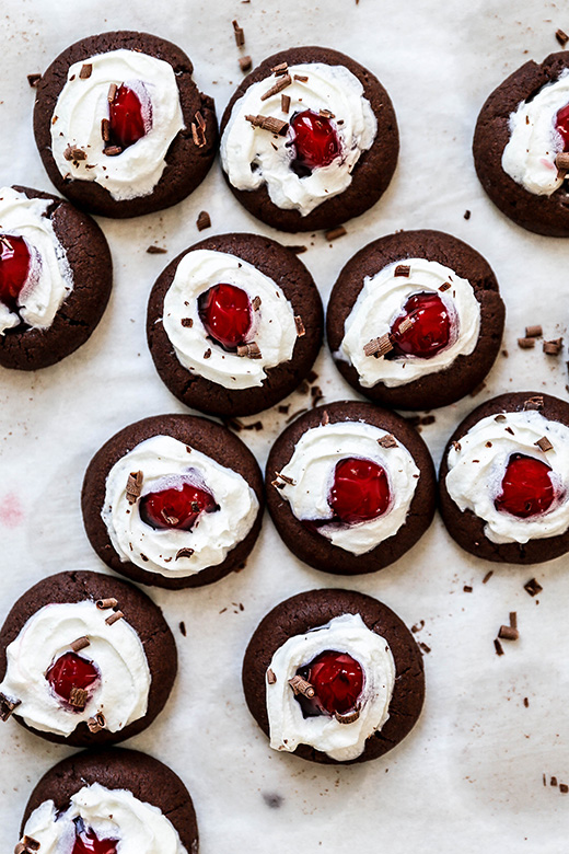 Black Forest Thumbprint Cookies | www.floatingkitchen.net