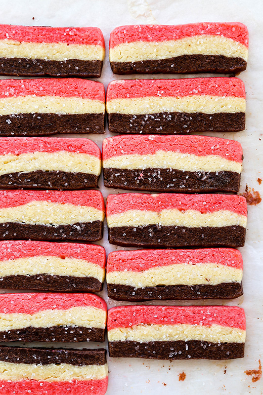 Slice and Bake Peppermint Mocha Cookies | www.floatingkitchen.net