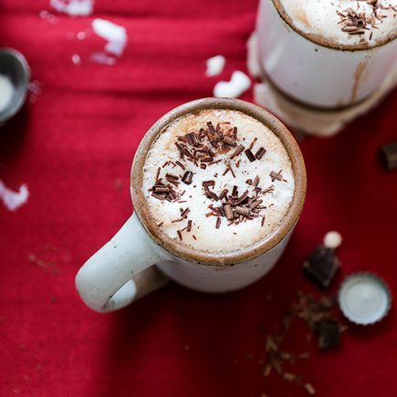 Stout Hot Chocolate with Ice Cream | www.floatingkitchen.net