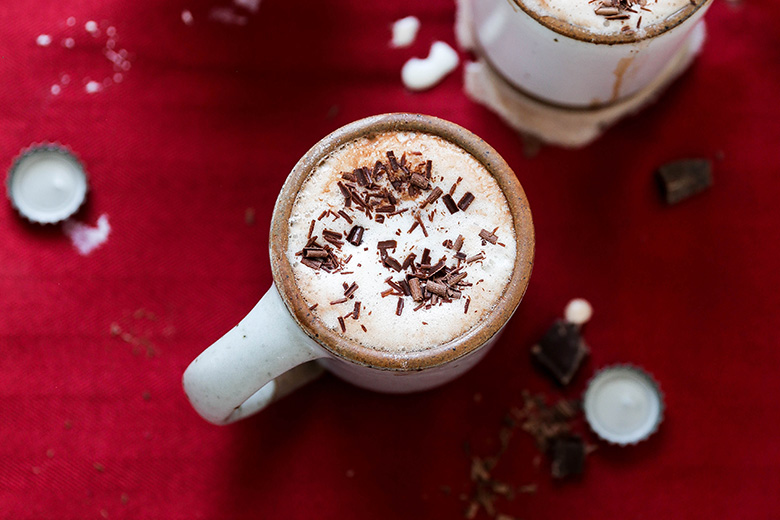 Stout Hot Chocolate with Ice Cream | www.floatingkitchen.net