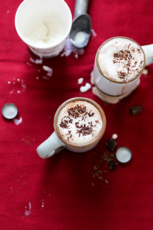 Stout Hot Chocolate with Ice Cream | www.floatingkitchen.net