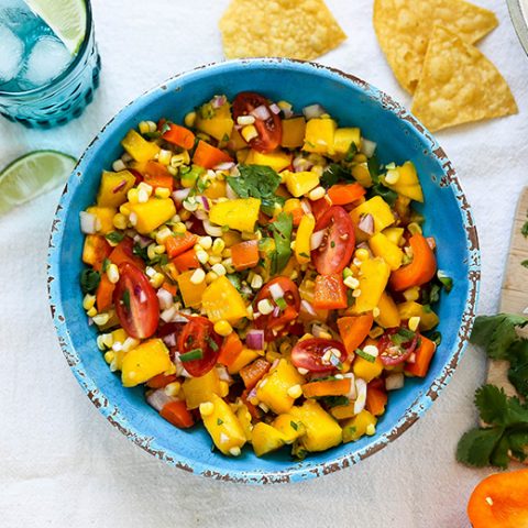 Fresh Corn and Mango Salad-image