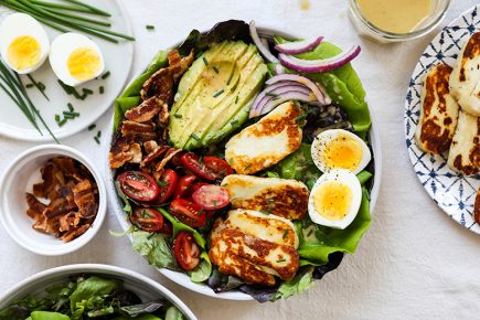 Halloumi Cobb Salad | www.floatingkitchen.net