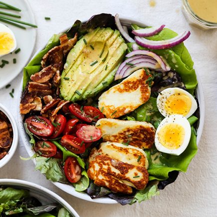 Halloumi Cobb Salad | www.floatingkitchen.net