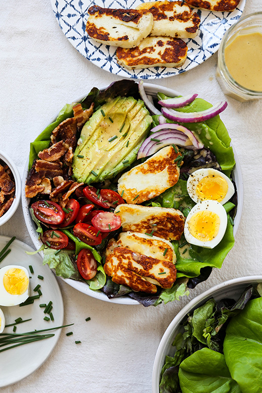 Halloumi Cobb Salad | www.floatingkitchen.net