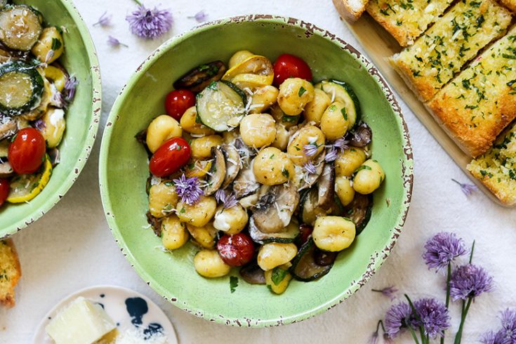 Farmer’s Market Skillet Gnocchi