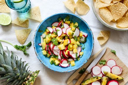 Radish and Pineapple Salsa | www.floatingkitchen.net