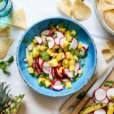 Radish and Pineapple Salsa | www.floatingkitchen.net