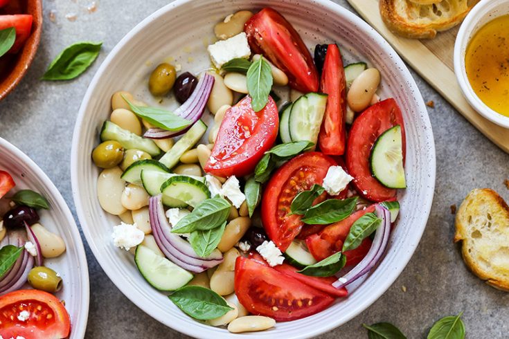 Tomato and Butter Bean Salad