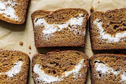 Pumpkin-Molasses Bread with Cream Cheese Filling | www.floatingkitchen.net