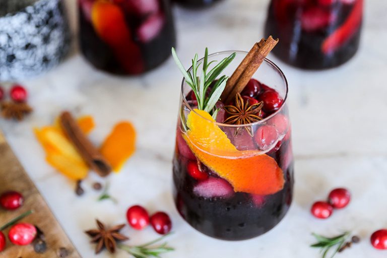 Cranberry Red Wine Punch Floating Kitchen