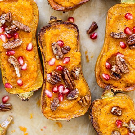 Twice-Baked Honeynut Squash | www.floatingkitchen.net