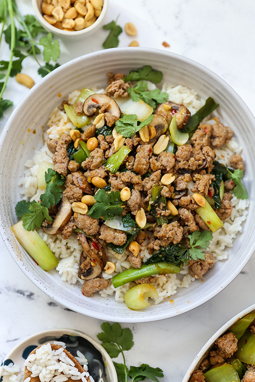 Ground Pork and Vegetable Stir Fry | www.floatingkitchen.net