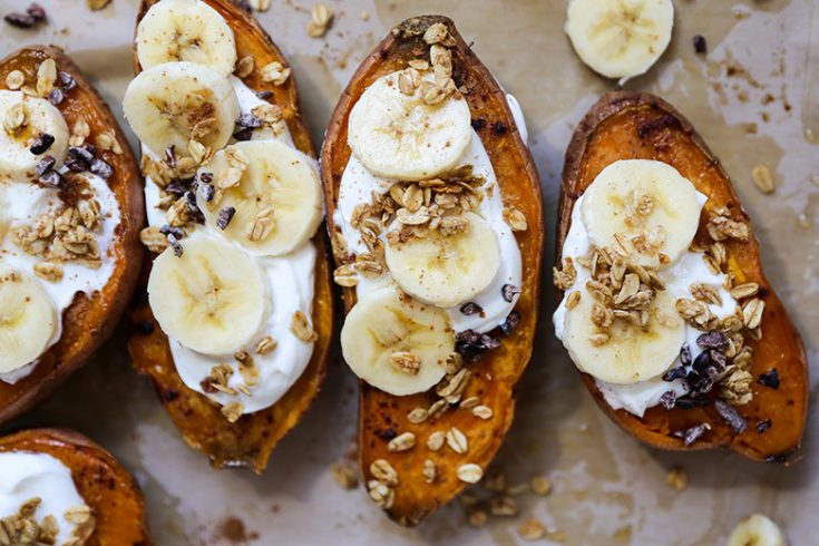 Loaded Breakfast Sweet Potatoes