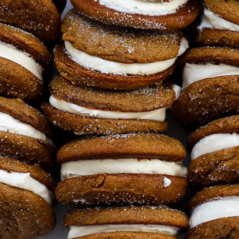 Gingerbread Cream Pies